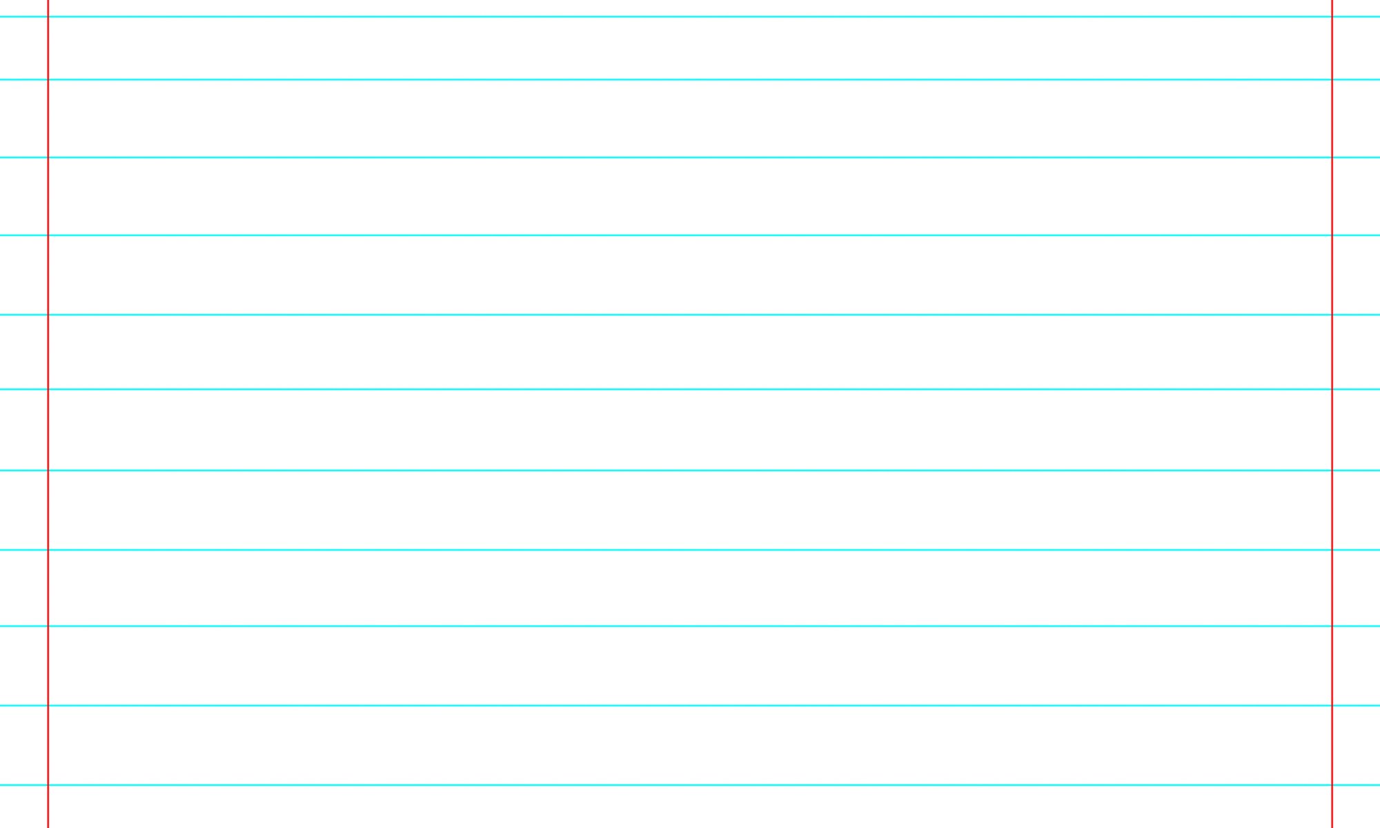 Notebook Lined Paper Background